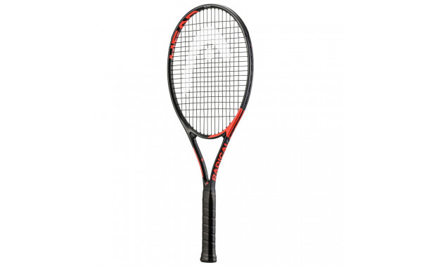 Ракетка для большого тенниса Head Ti. Radical Elite Gr2, арт.233402, для нач-щих, композит, со струнами,черно-оранж 600_380