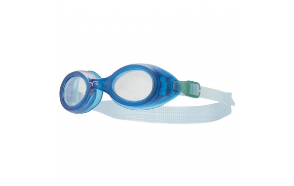 Очки для плавания детские TYR Aqua Blaze LGKTKSTP-105 синяя оправа 600_380