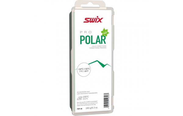 Парафин углеводородный Swix PS Polar (-14°С -32°С) 180 г. 600_380