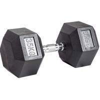 Гантель неразборная гексагональная 35 кг VictoryFit VF-H350