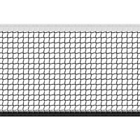 Сетка теннисная, нить D=4 мм, стальной трос D=3 мм, люверсы Glav 11.203
