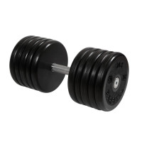 Гантель классик MB Barbell с вращающейся ручкой 54 кг MB-FdbEM-B54