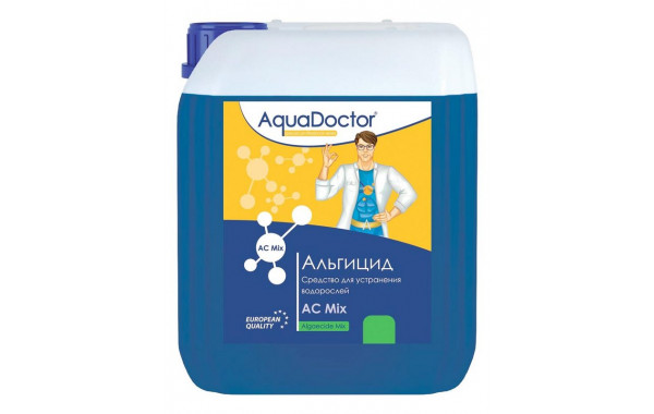 Альгицид, 5л канистра, жидкость для шоковой борьбы с водорослями, бактериями AquaDoctor AQ21651 600_380