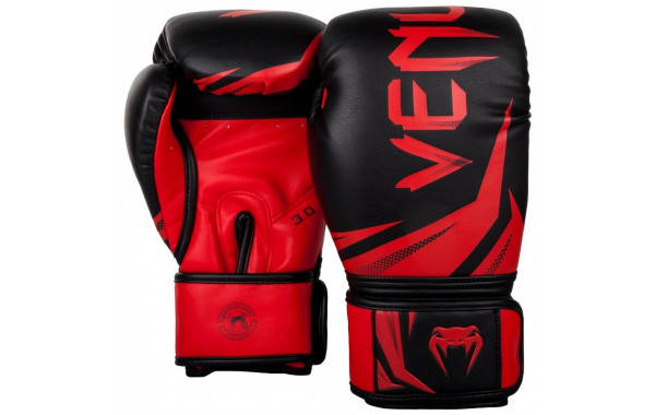 Перчатки Venum Challenger 3.0 03525-100-16oz черный\красный 600_380