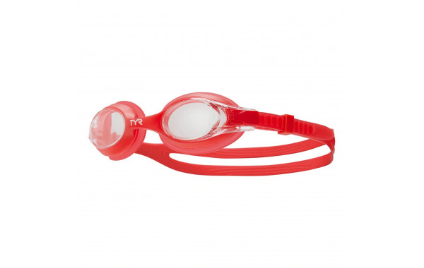 Очки для плавания детские TYR Swimple LGSW-158 красная оправа 600_380