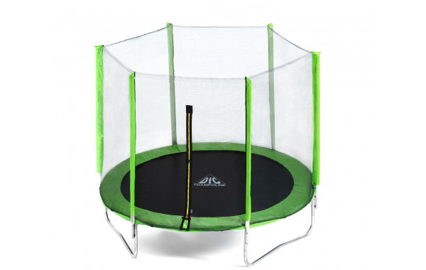 Батут DFC Trampoline Fitness 14ft наружн.сетка (427см) 14FT-TR-LG светло-зеленый 600_380