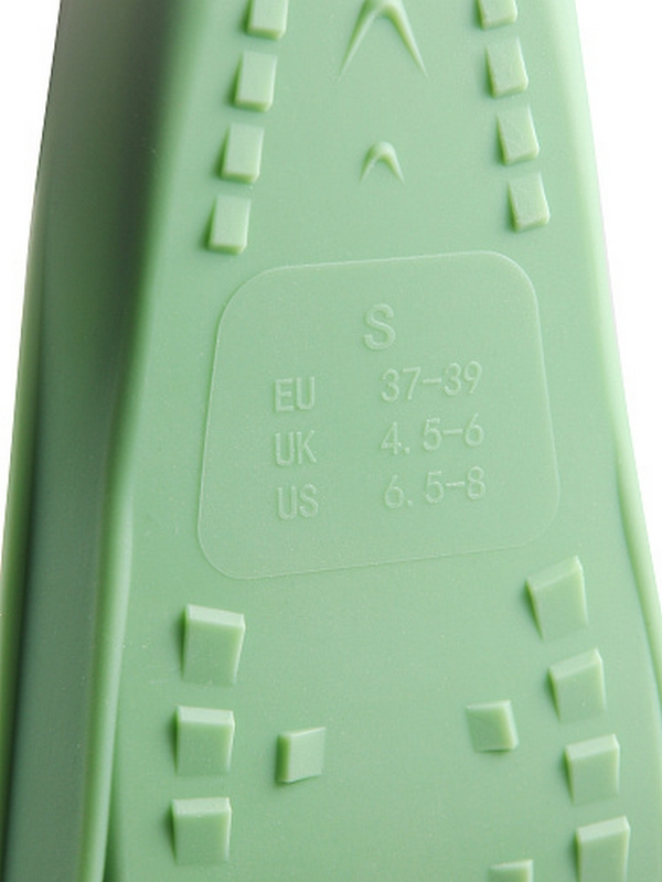 Ласты укороченные силиконовые Larsen 6975 NEW Mint\Graphite 600_800