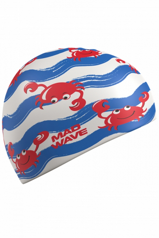 Юниорская силиконовая шапочка Mad Wave Crabs M0574 07 0 00W 533_800