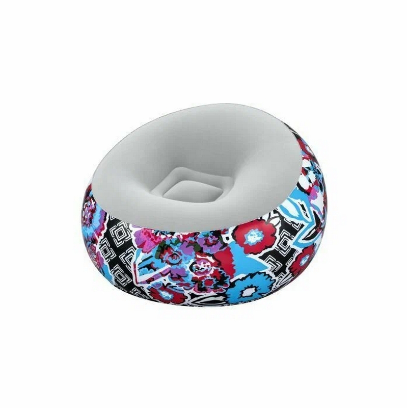 Надувное кресло 112x112x66см Inflate-A-Chair Floral Bestway 75111 799_800