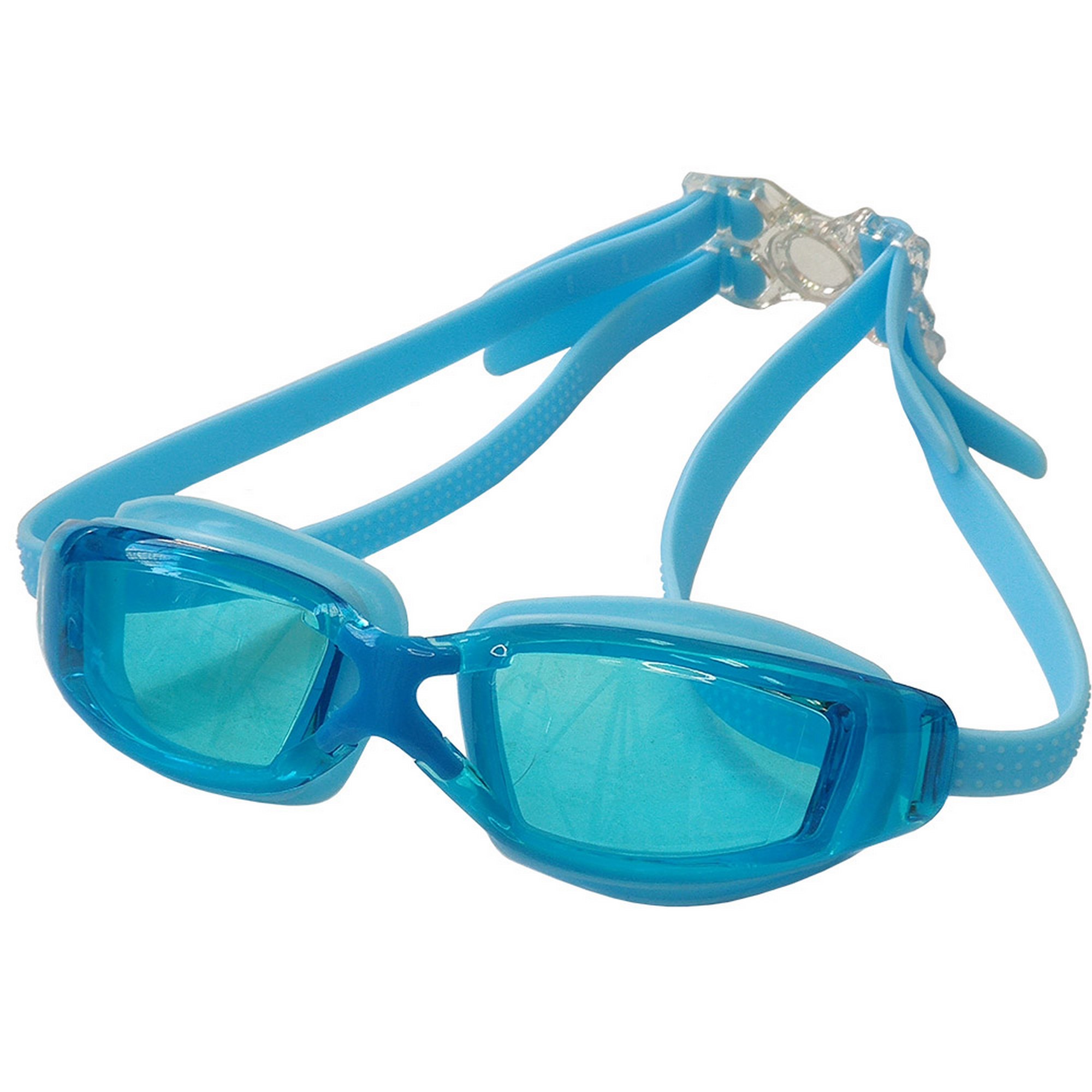 Очки для плавания Sportex взрослые E38895-0 голубой 2000_2000