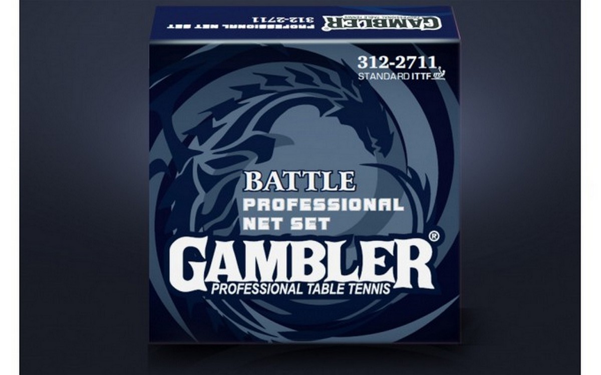 Сетка для настольного тенниса Gambler Battle 312 GGB312 1200_750