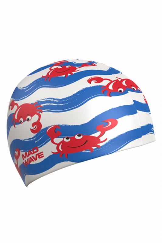 Юниорская силиконовая шапочка Mad Wave Crabs M0574 07 0 00W 533_800