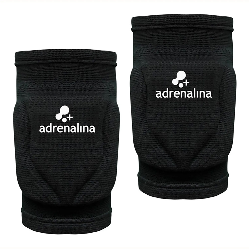 Наколенники волейбольные +Adrenalina MT10 4604-049, черный 1000_1000