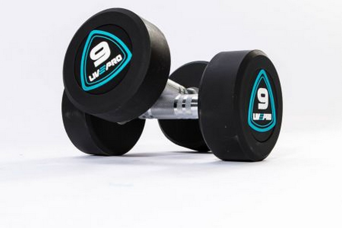 Гантели в уретане 3 кг Live Pro Studio Dumbbells LP8075-03 1200_800