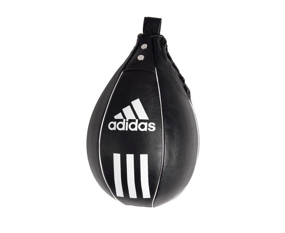 Груша пневматическая скоростная Adidas Speed Striking Ball Leather черная 979_800