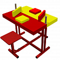 Стол для армрестлинга ФСИ стандарта Waf сидя 9105 120_120