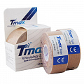 Тейп кинезиологический Tmax Extra Sticky Biege (2,5 см x 5 м), 2 шт, 423815, телесный 120_120