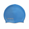 Шапочка для плавания Atemi SC103 силикон, голубой 120_120