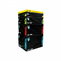 Плиометрический бокс Live Pro Soft Plyometric Box LP8151-L 91,4x76,2x45,7 см, черный\красный 120_120