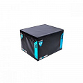 Плиометрический бокс Live Pro Soft Plyometric Box LP8151-XL 91,4x76,2x61 см, черный\синий 120_120